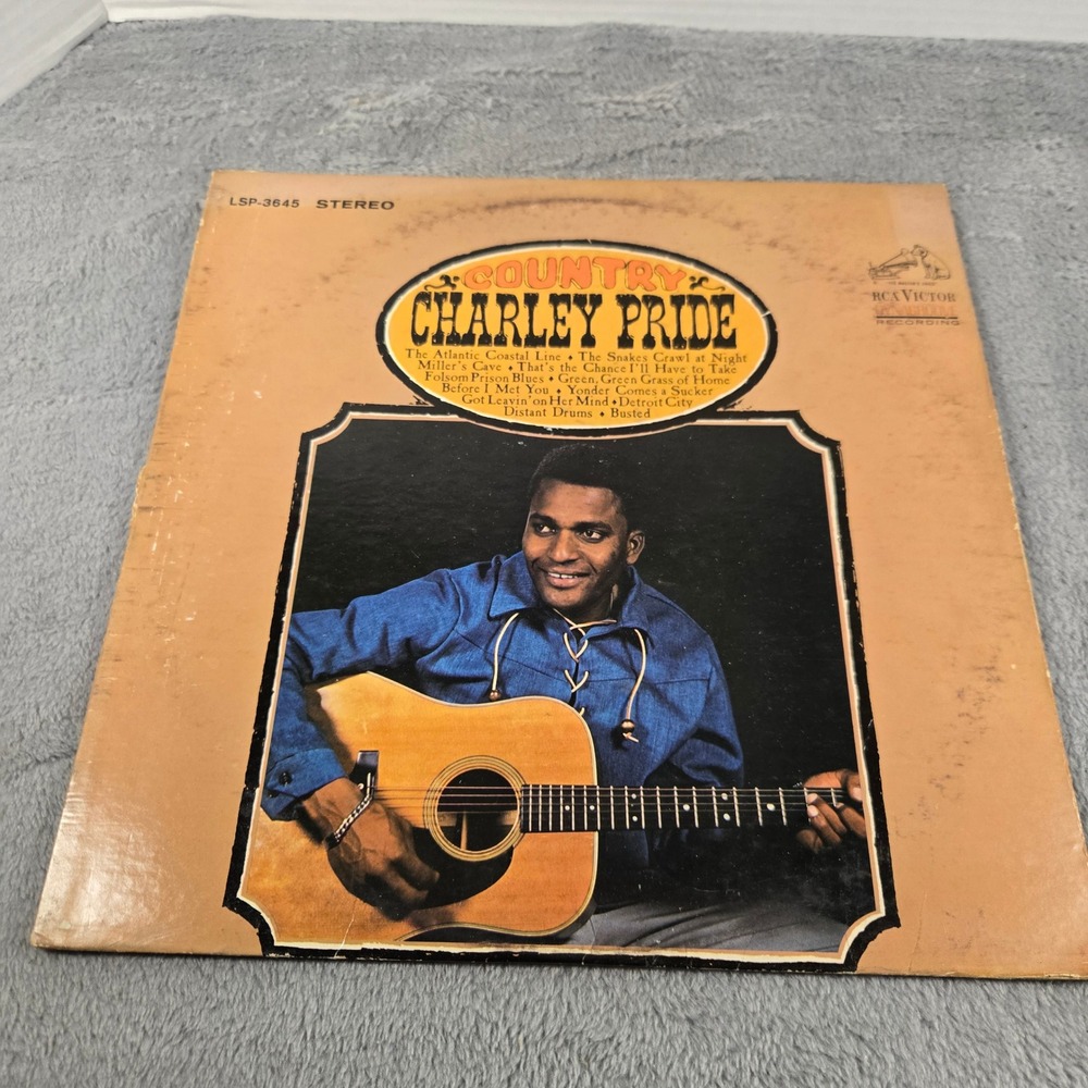 Charley Pride Country Charley Pride Vinyl LP Record Stereo LSP-3645 1966 RCA